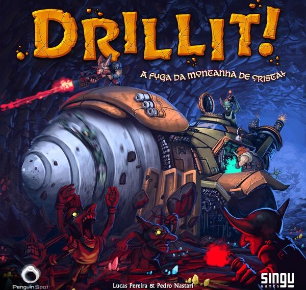 Drillit! A Fuga da Montanha de Cristal (2016) Board Game