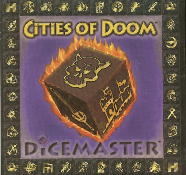 Dicemaster: Cities of Doom (1996) Board Game