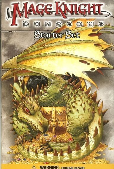 Mage Knight Dungeons (2002) Board Game
