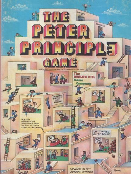 The Peter Principle Game (1973) Board Game