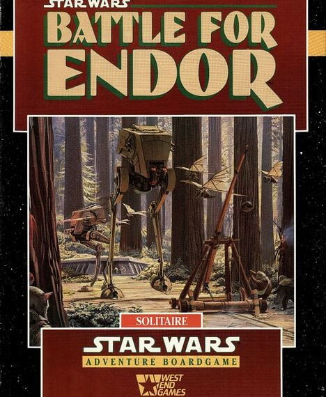 Star Wars: Battle for Endor (1989) Board Game