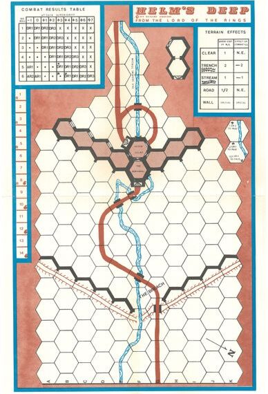 The Battle of Helm’s Deep (1974) Board Game