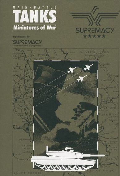 Supremacy: Main Battle Tanks (1990) Board Game