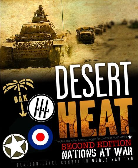 Nations at War: Desert Heat (2013) Board Game