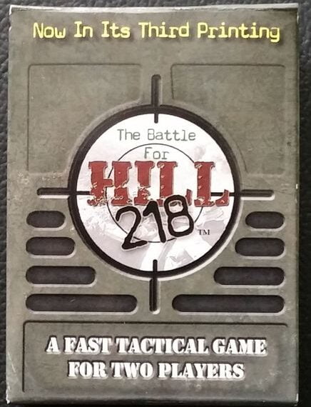 The Battle for Hill 218 (2007) Board Game