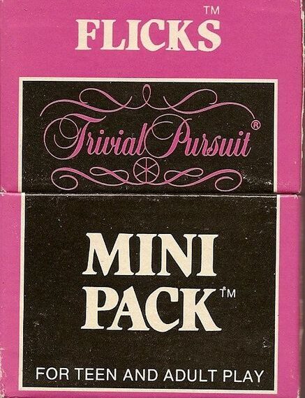 Trivial Pursuit Mini Pack: Flicks (1987) Board Game