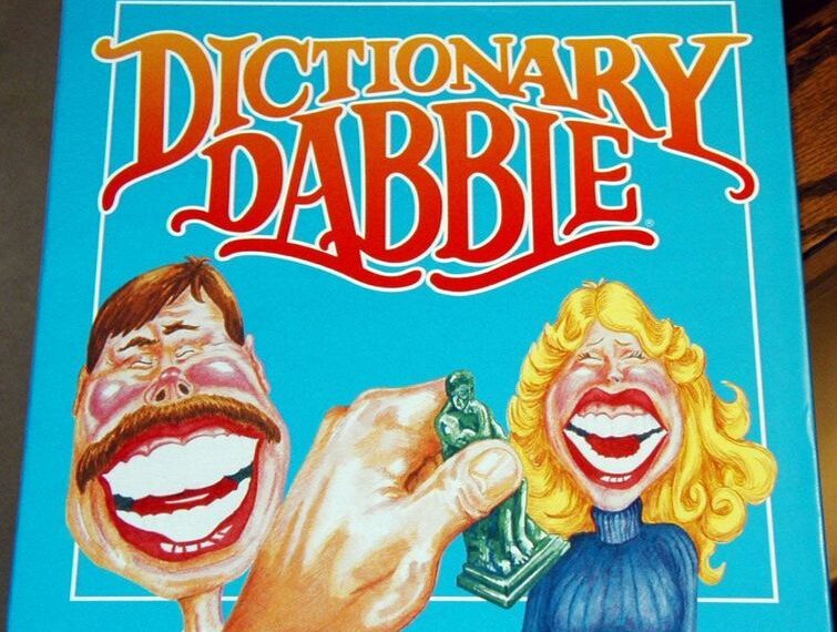 Dictionary Dabble (1986) Board Game