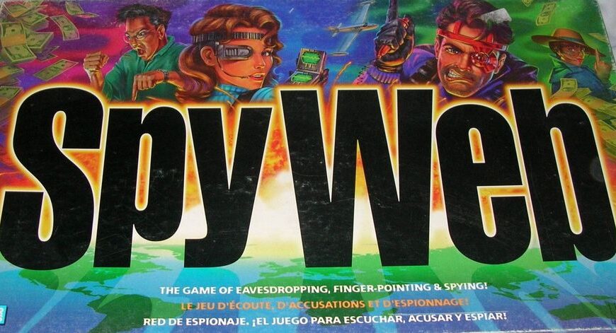 Spy Web (1997) Board Game