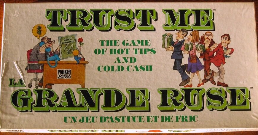 Trust Me (1981) Board Game