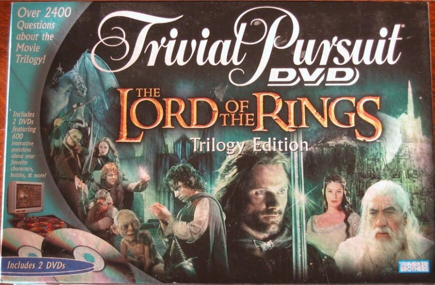 Trivial Pursuit: DVD – The Lord Of The Rings Trilogy Edition (2004) Board Game