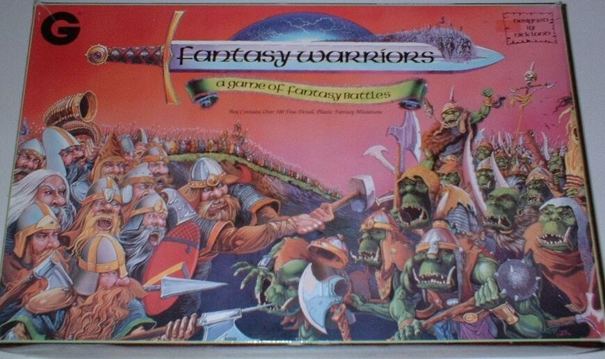 Fantasy Warriors (1990) Board Game