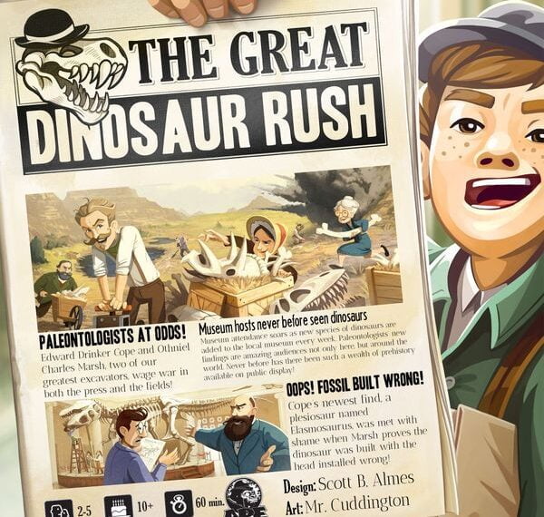 The Great Dinosaur Rush (2016) Board Game