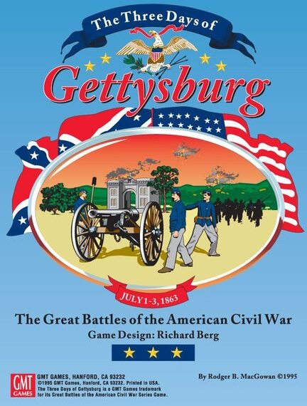 The Three Days Of Gettysburg (1995) Board Game