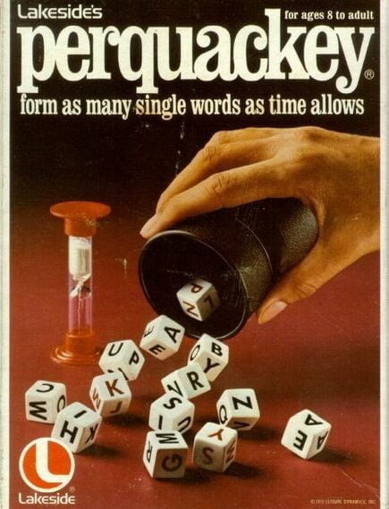 Perquackey (1956) Board Game