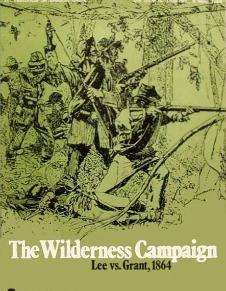 The Wilderness Campaign: Lee vs. Grant, 1864 (1972) Board Game