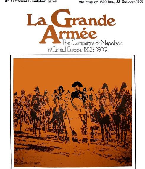 La Grande Armée: The Campaigns of Napoleon in Central Europe (1972) Board Game