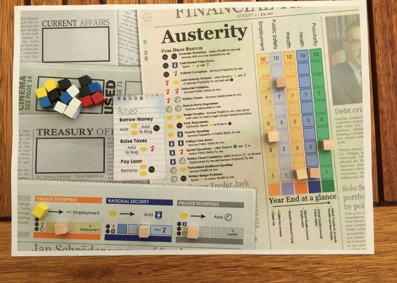 Austerity (2015) Board Game