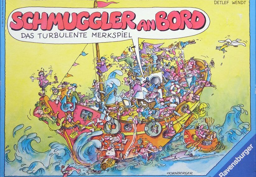 Schmuggler an Bord (1992) Board Game