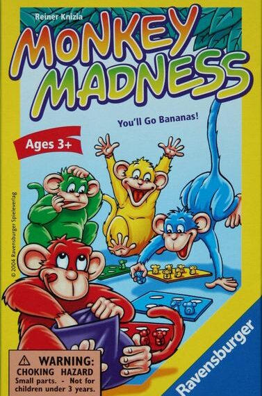 Monkey Madness (2001) Board Game