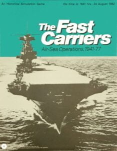 The Fast Carriers: Air-Sea Operations, 1941-77 (1975) Board Game