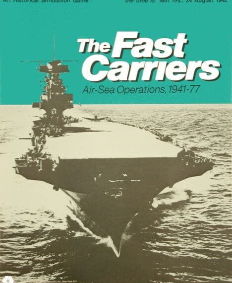 The Fast Carriers: Air-Sea Operations, 1941-77 (1975) Board Game