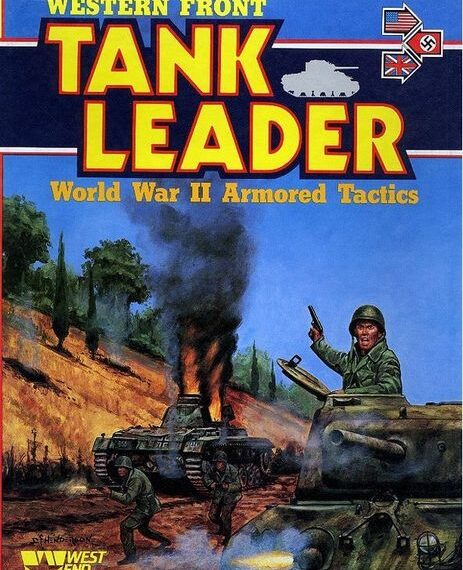 Western Front Tank Leader (1987) Board Game