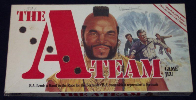 The A-Team: B.A. Lends a Hand in the Race for the Formula (1984) Board Game