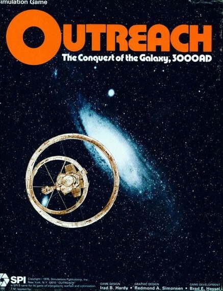 Outreach: The Conquest of the Galaxy, 3000AD (1976) Board Game
