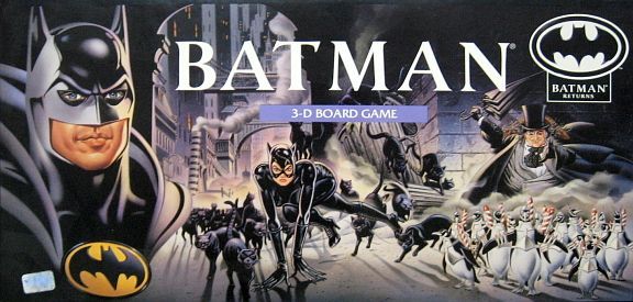Batman Returns 3-D Board Game (1992) Board Game