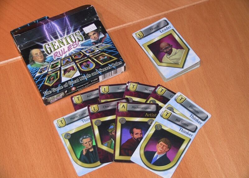Genius Rules (1987) Board Game