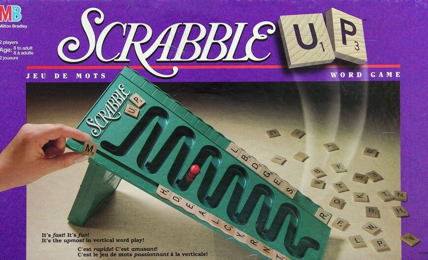 Scrabble Up (1996) Board Game