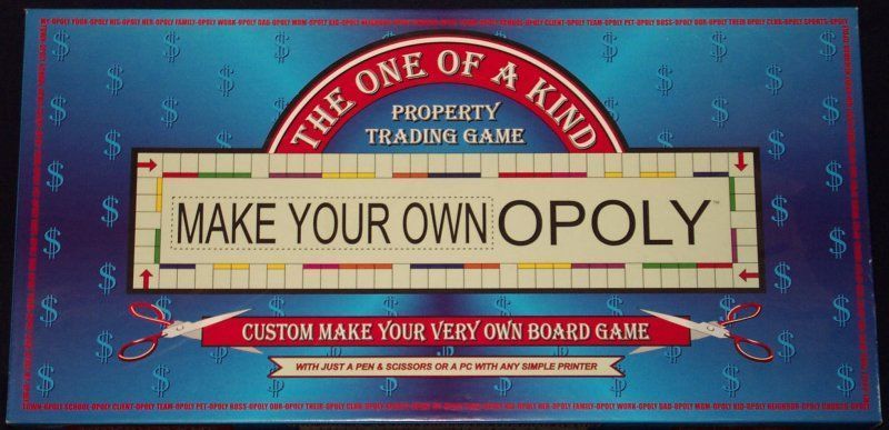 Make Your Own Opoly (1998) Board Game