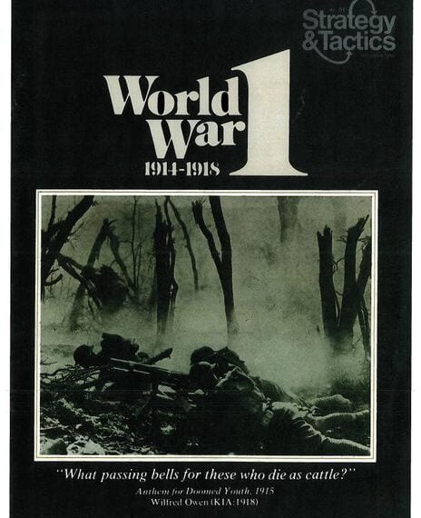 World War I: 1914-1918 (1975) Board Game