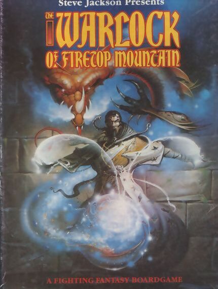 The Warlock of Firetop Mountain (1986) Board Game