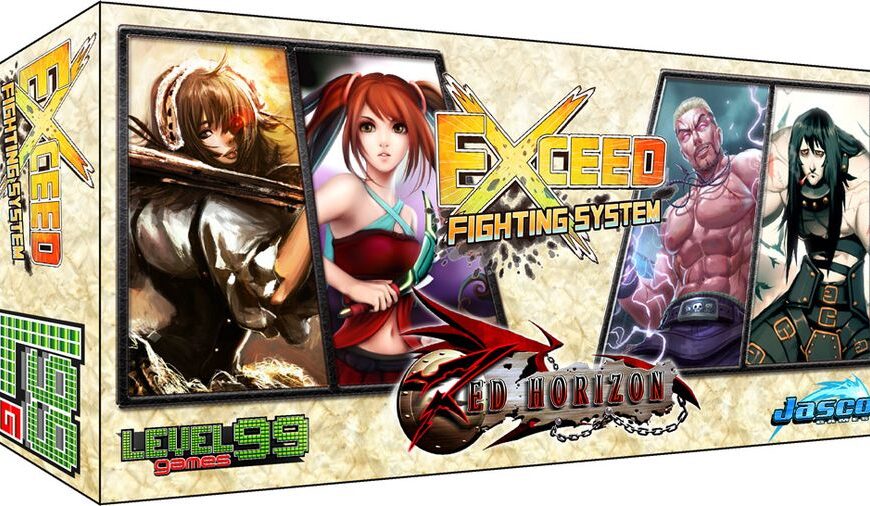 Exceed: Red Horizon – Alice, Zoey, Gabrek, and Ulrik (2016) Board Game