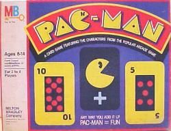 PAC-MAN Card Game (1982) Board Game
