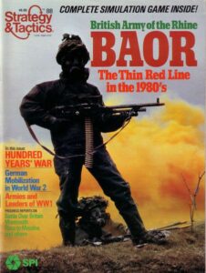 BAOR (1981) Board Game