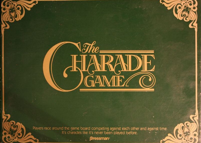 The Charade Game (1985) Board Game
