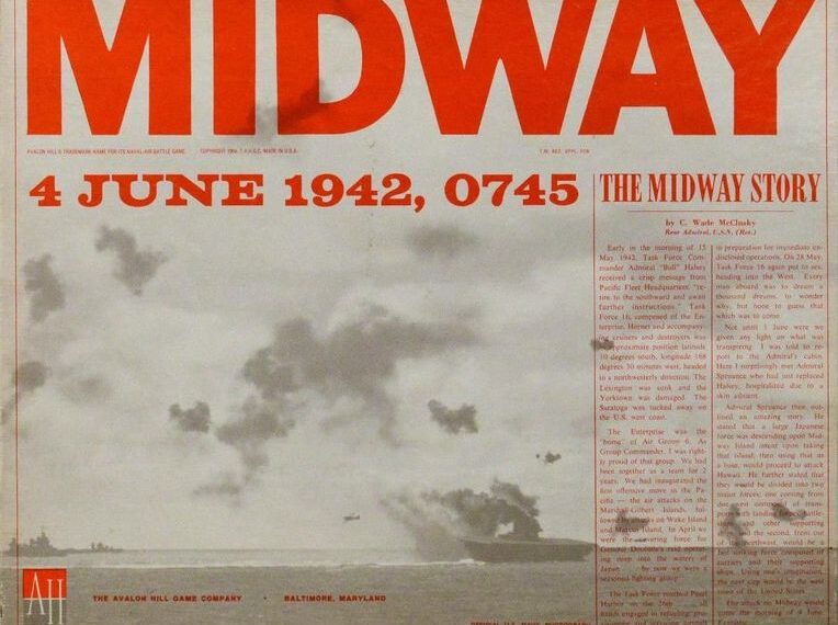 Midway (1964) Board Game