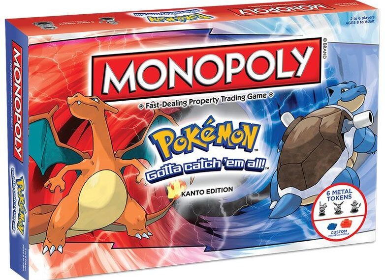 Monopoly: Pokémon Kanto Edition (2014) Board Game