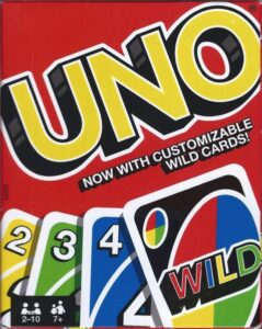 UNO: With Customizable Wild Cards (2015) Board Game
