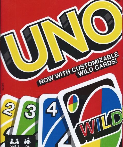 UNO: With Customizable Wild Cards (2015) Board Game