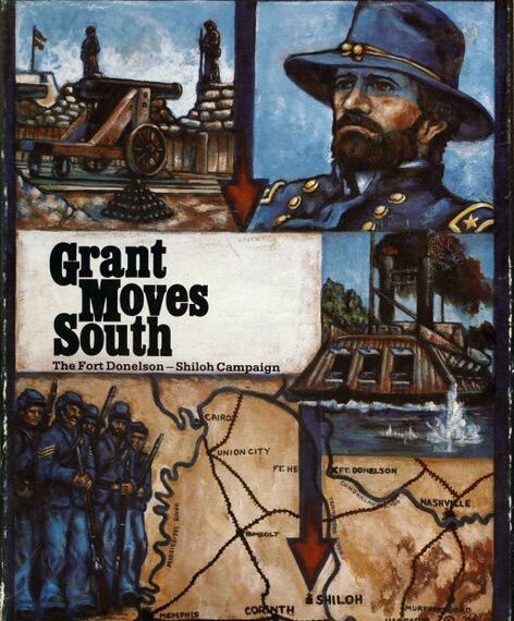 Grant Moves South (1983) Board Game