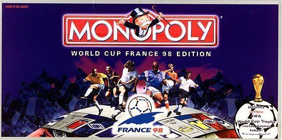Monopoly: World Cup France ’98 Edition (1998) Board Game