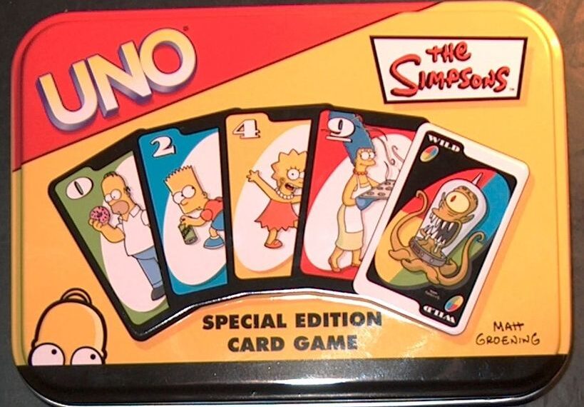 UNO: The Simpsons – Special Edition Card Game (2003) Board Game