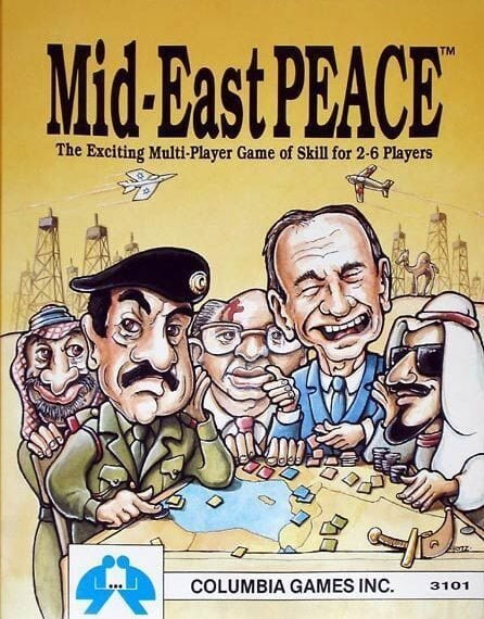 Mid-East Peace (1990) Board Game
