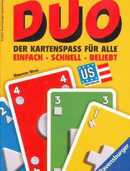 Duo (1986) Board Game