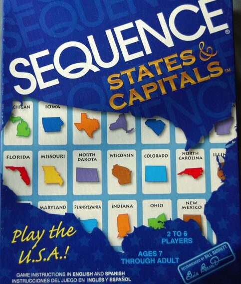 Sequence: States & Capitals (2006) Board Game