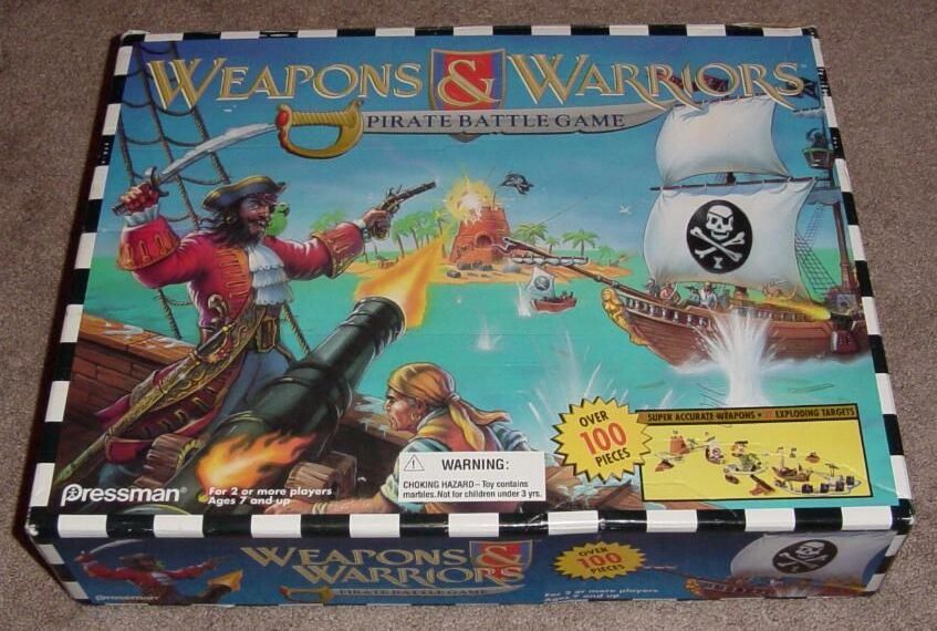 Weapons & Warriors: Pirate Battle (1996) Board Game