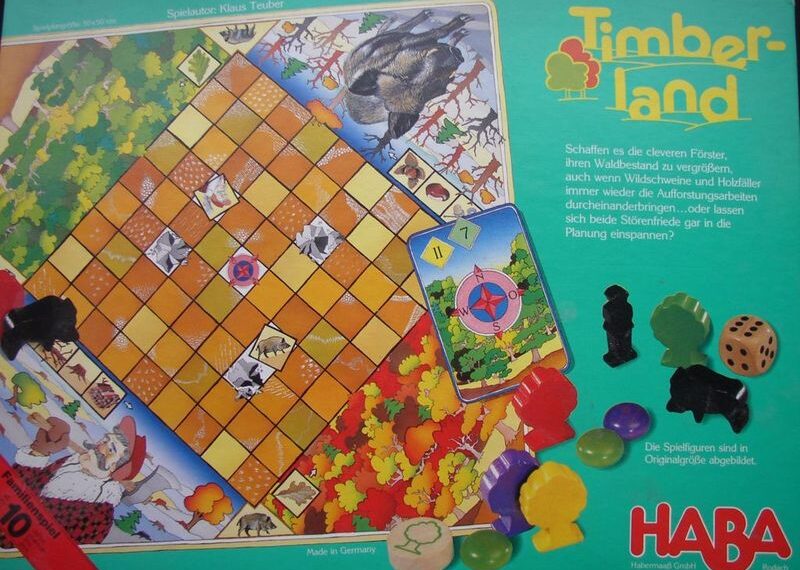 Timberland (1989) Board Game